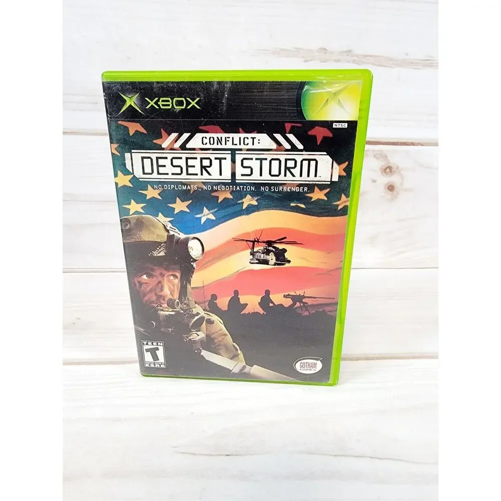 Conflict Desert Storm Platinum Original Xbox – Complete CIB